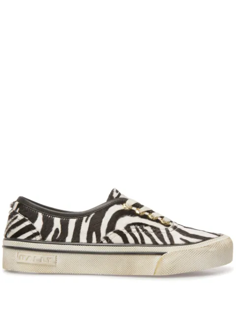 Bally Lyder zebra-print sneakers
