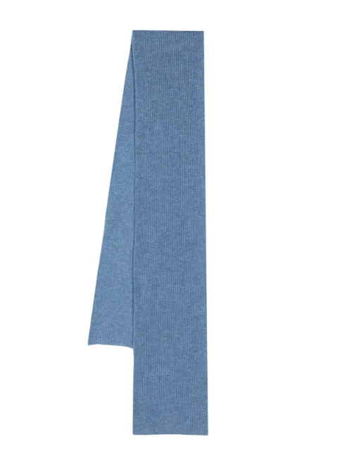 N.Peal ribbed-knit cashmere scarf