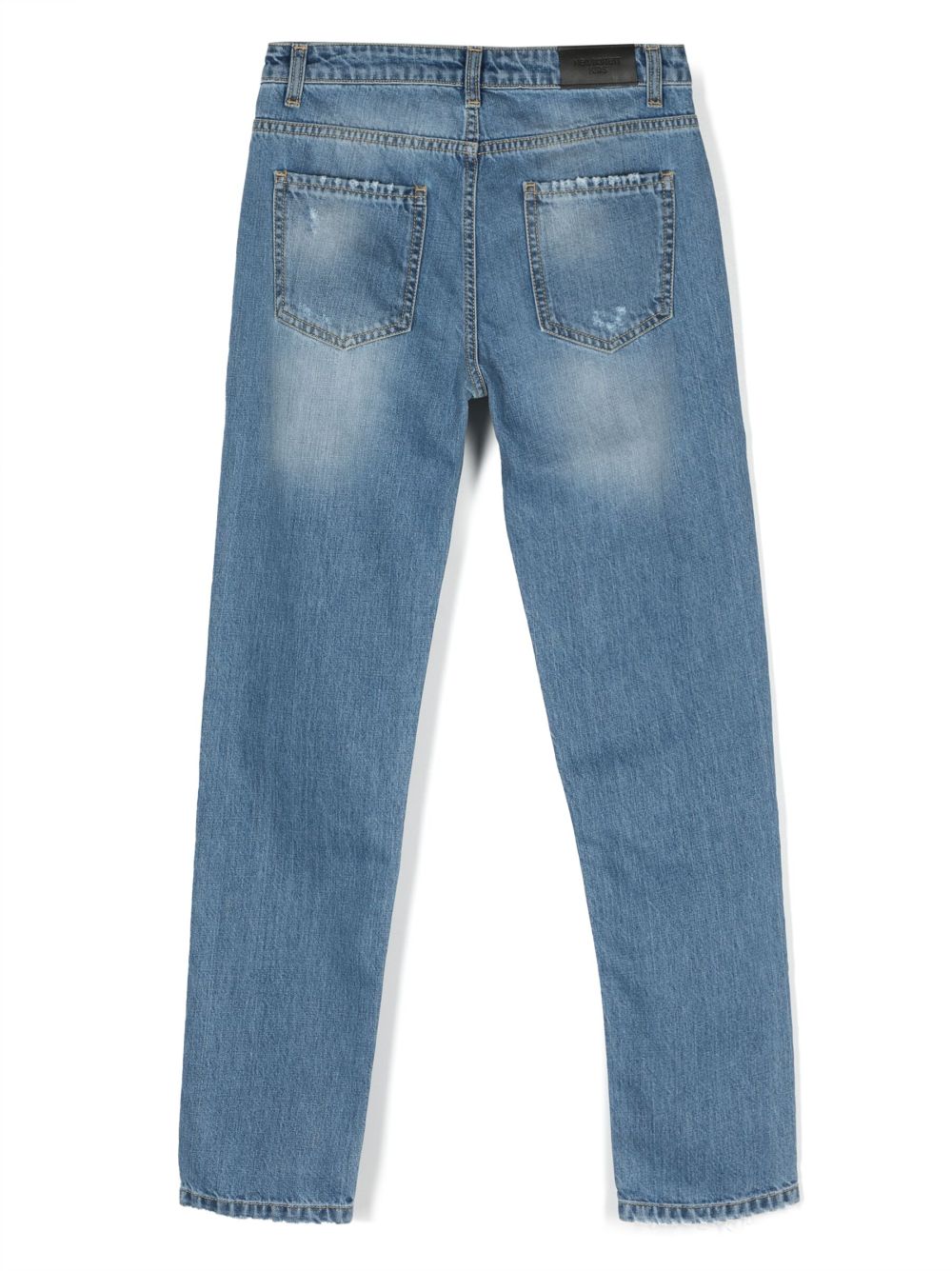 Neil Barrett Kids Slim-fit jeans - Blauw