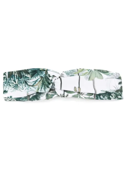 Lygia & Nanny Bethânia botanical-print headband