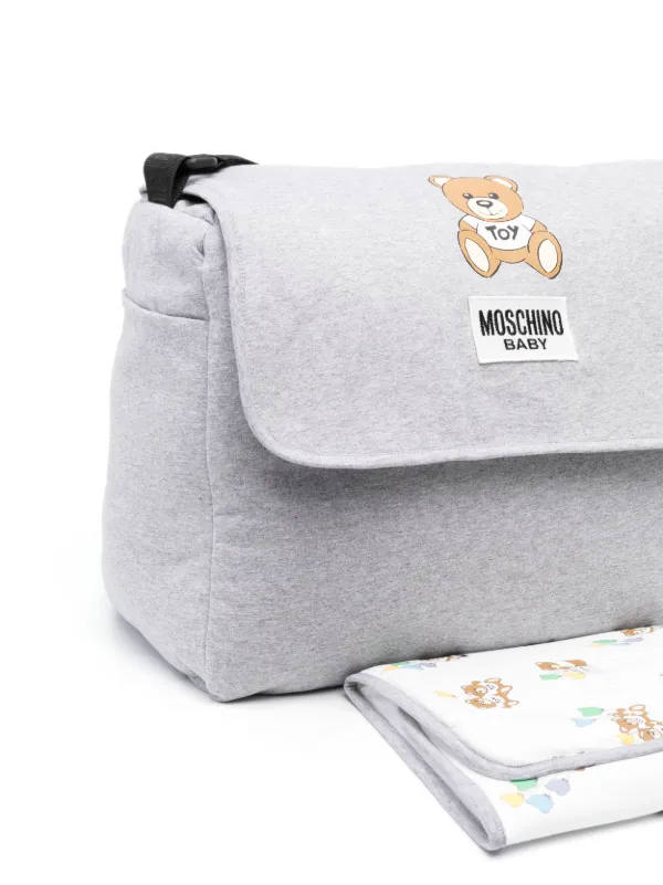 Teddy Patch baby-changing bag