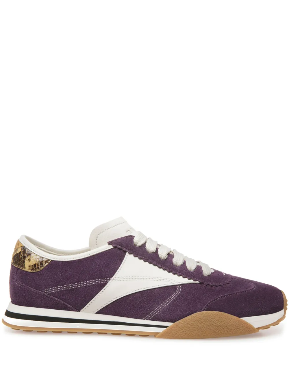Bally Sonney-P-W panelled-design sneakers | Purple | Image 1