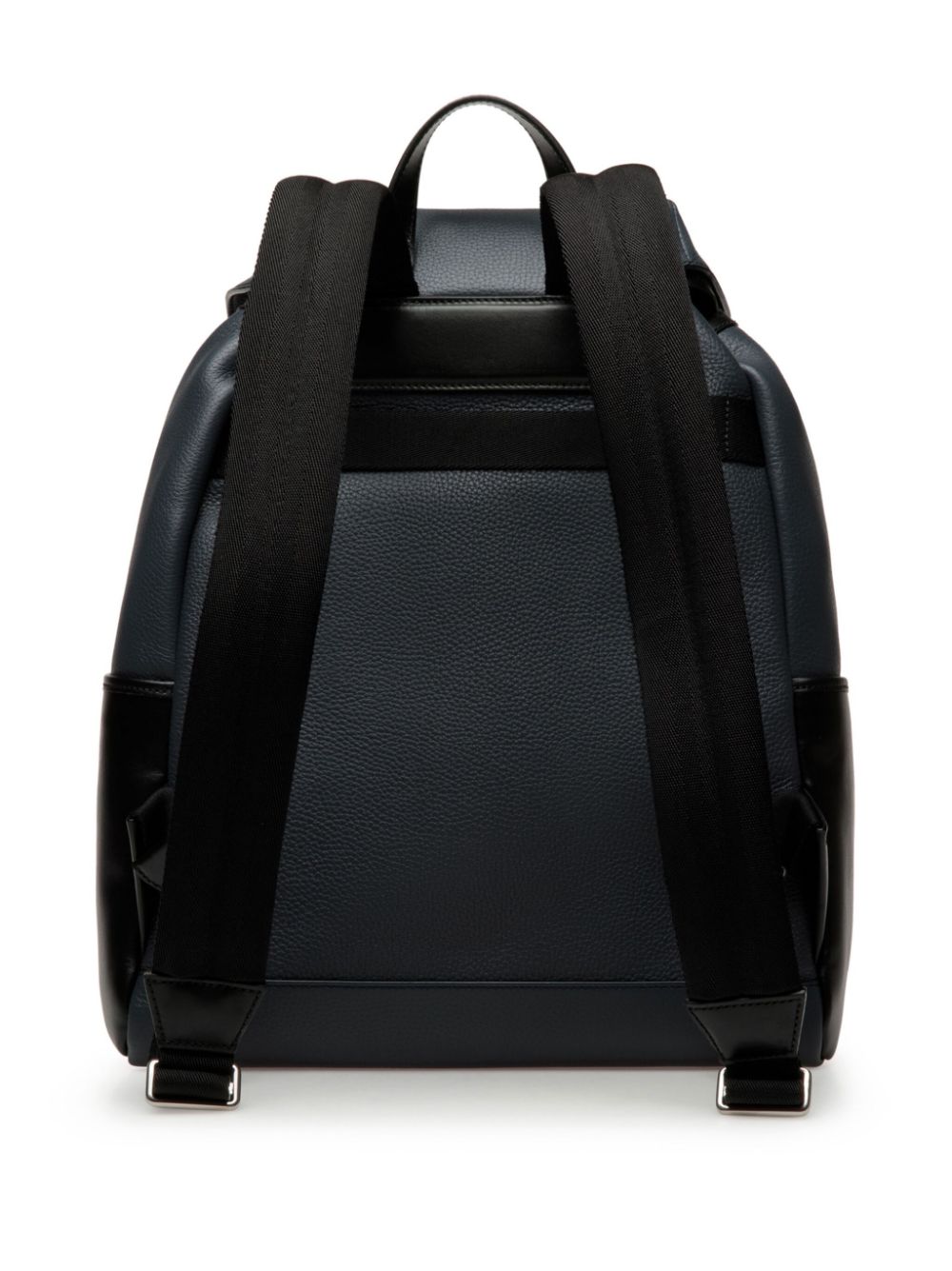 Bally logo-print colour-block backpack - Zwart