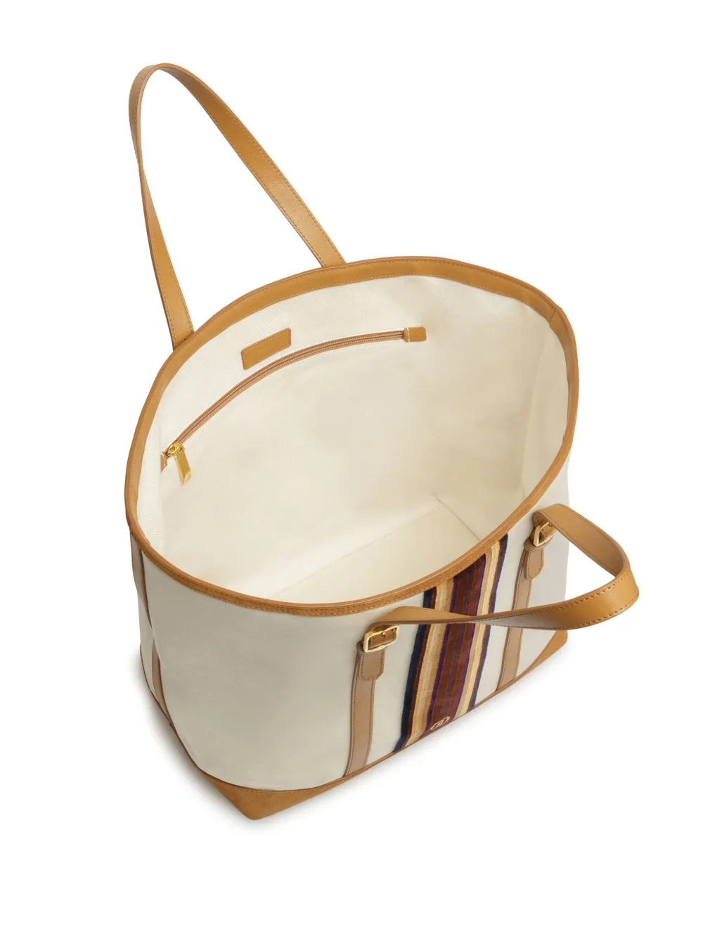 Bally Shopper met streepdetail Beige