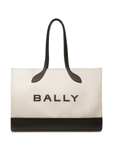 Bally Bar logo-print tote bag 