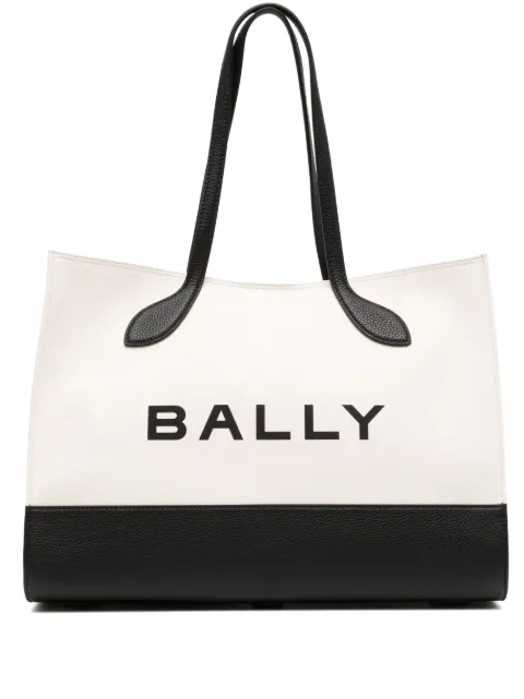 Bally Bar logo-print tote bag
