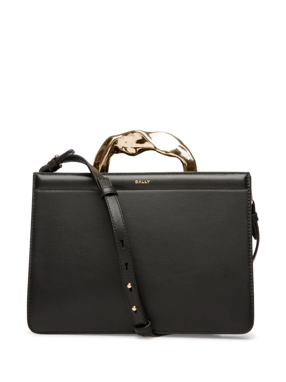 Bally Baroque leren shopper Zwart