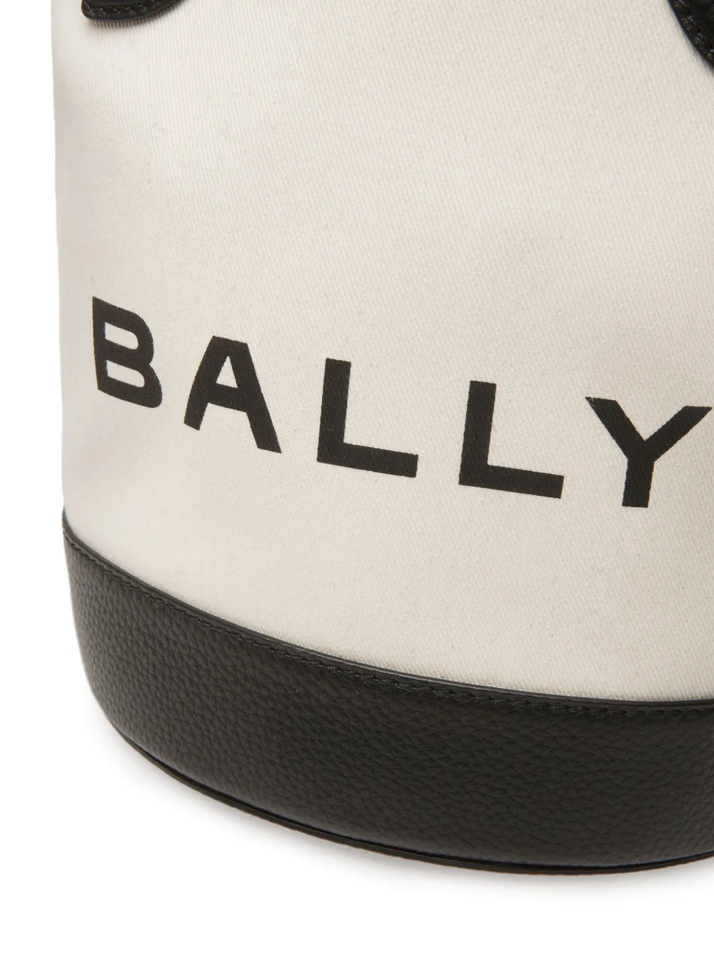 Bally Bucket-tas met logoprint Wit