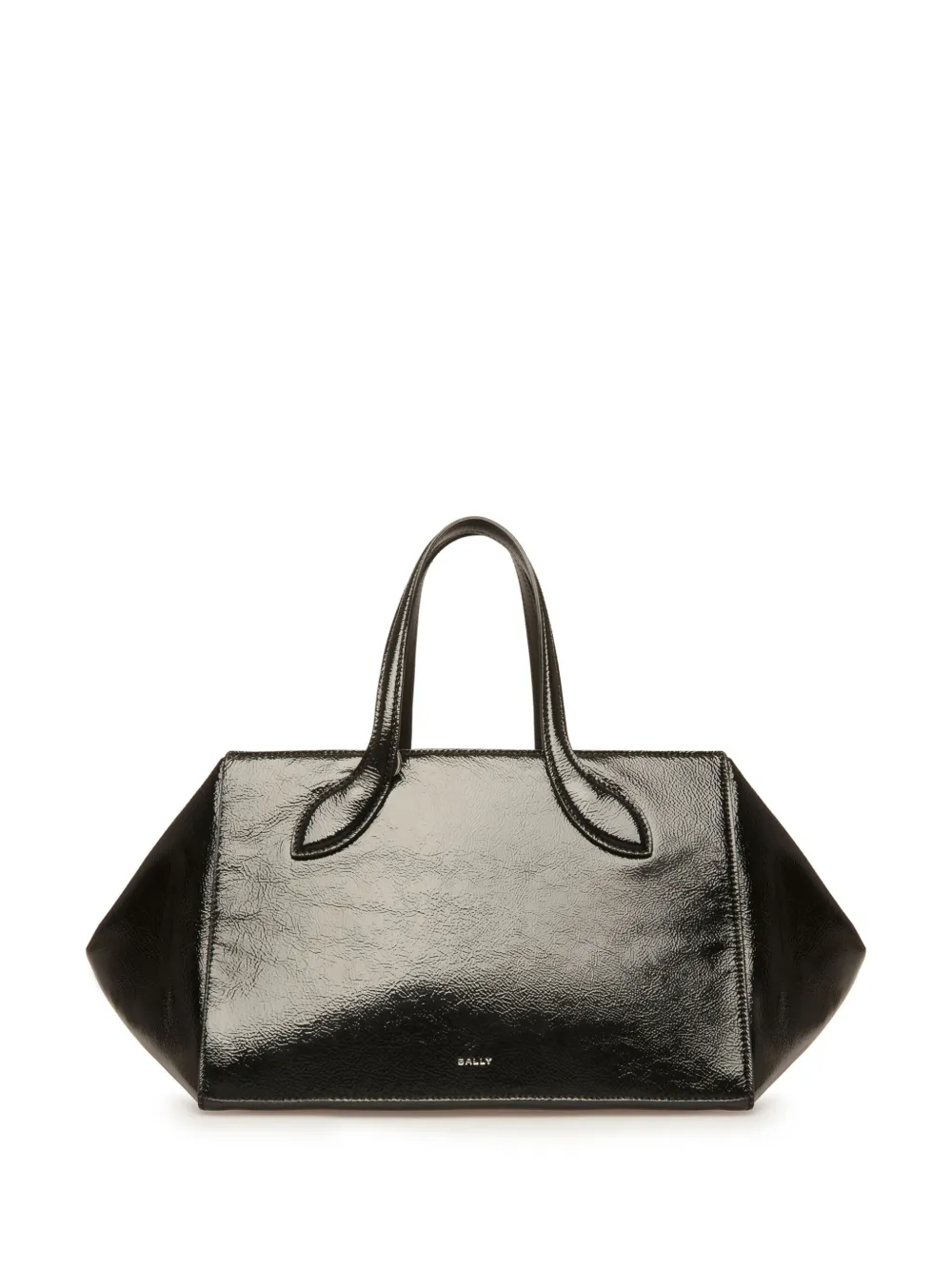 Bally Space M Logo-print Shoulder Bag In Black