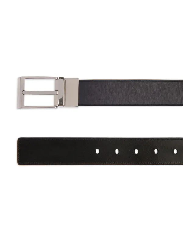 Bally Shiffie Reversible Leather Belt Black FARFETCH ZA