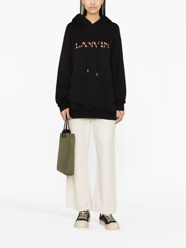 Lanvin ロゴ パーカー | ブラック | FARFETCH JP