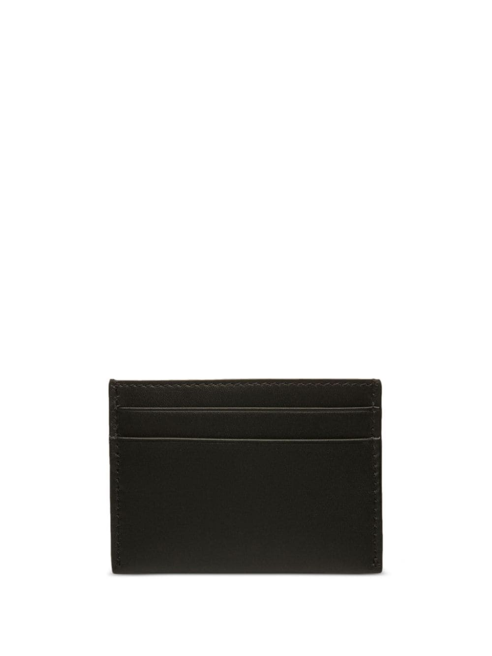 Shop Bally Emblem Logo-plaque Cardholder In Black