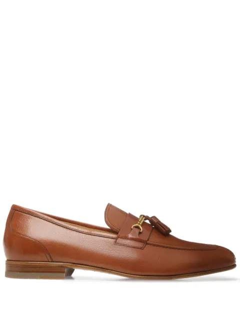 Bally Saily läderloafers med kedjedetalj