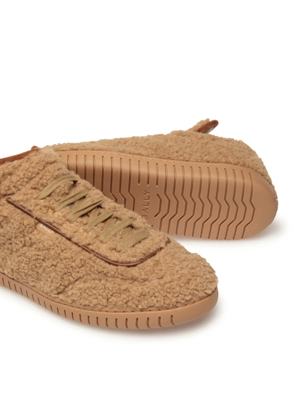 Bally Parrel sneakers met veters Bruin