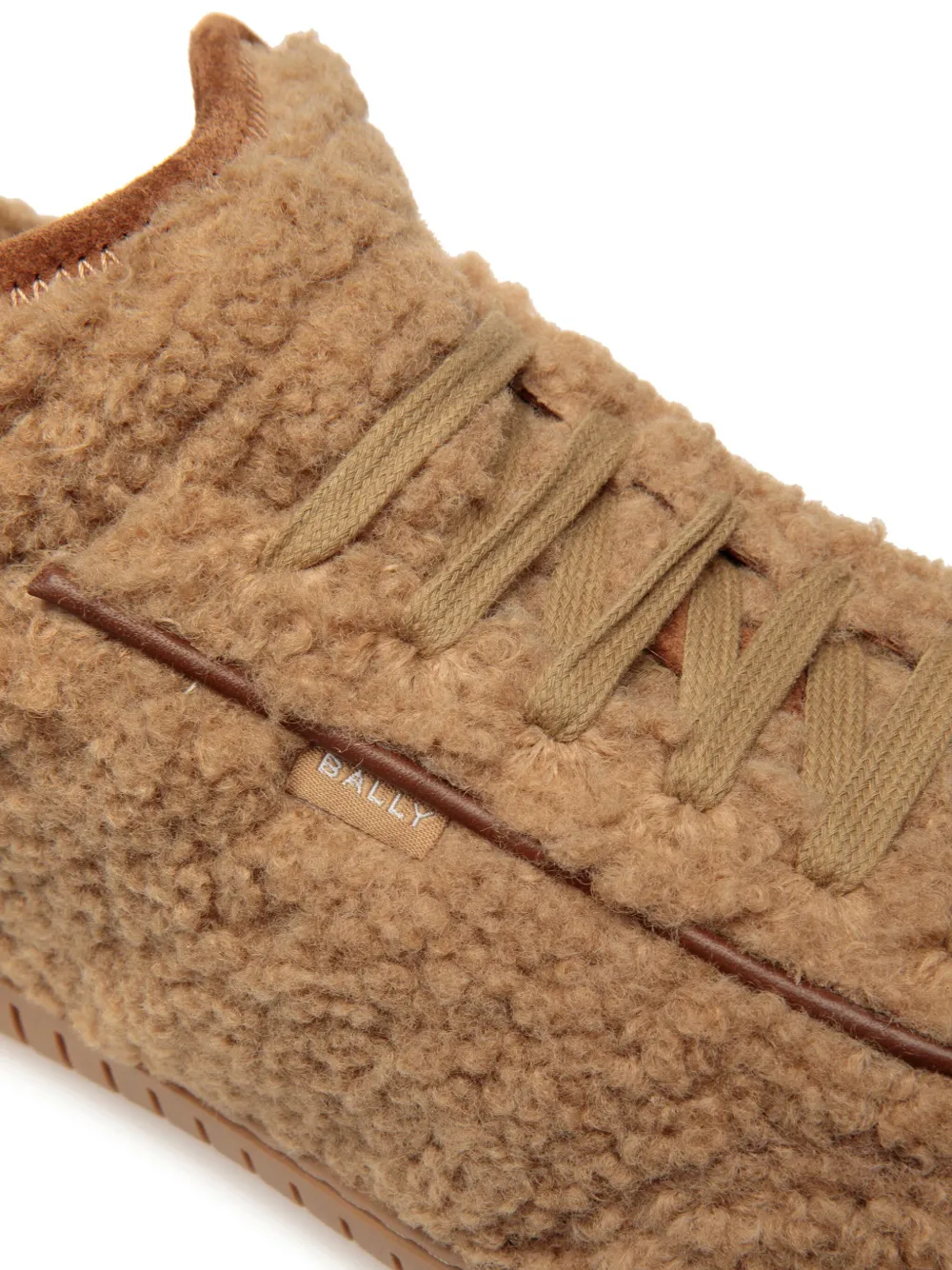 Bally Parrel sneakers met veters Bruin