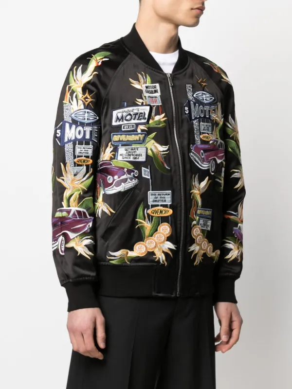 Givenchy サテンボンバージャケット | ブラック | FARFETCH JP