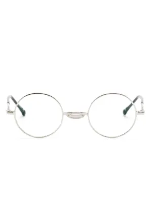Cartier Eyewear オーバル眼鏡フレーム | シルバートーン | FARFETCH JP