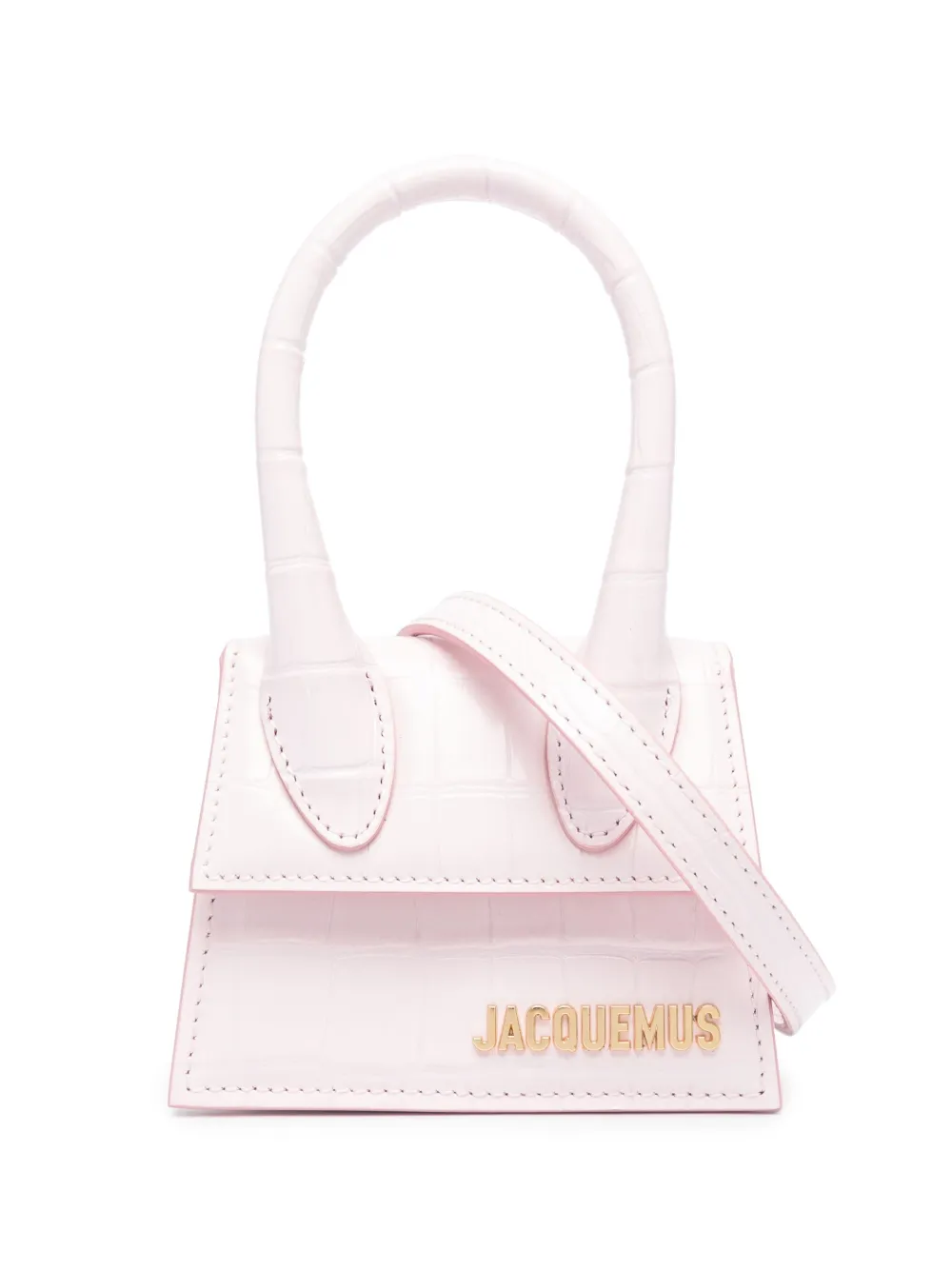 Jacquemus Le Chiquito Long crocodile-effect Tote Bag - Farfetch