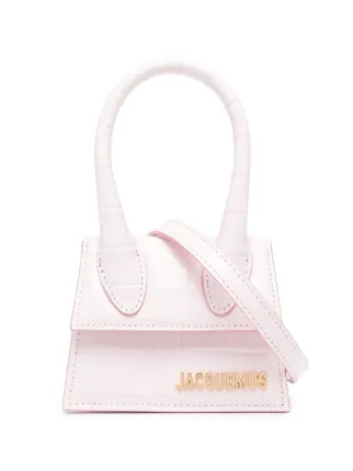 Jacquemus Le Chiquito crocodile-embossed Mini Tote Bag