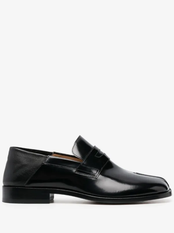 Maison Margiela Black Calfskin Slip-On Men\'s Loafers Maison Margiela Black Grecian Slip-on Loafers Maison Margiela main image 3