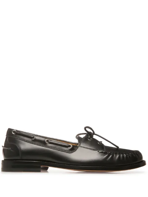 Bally Rimion leather boat loafers