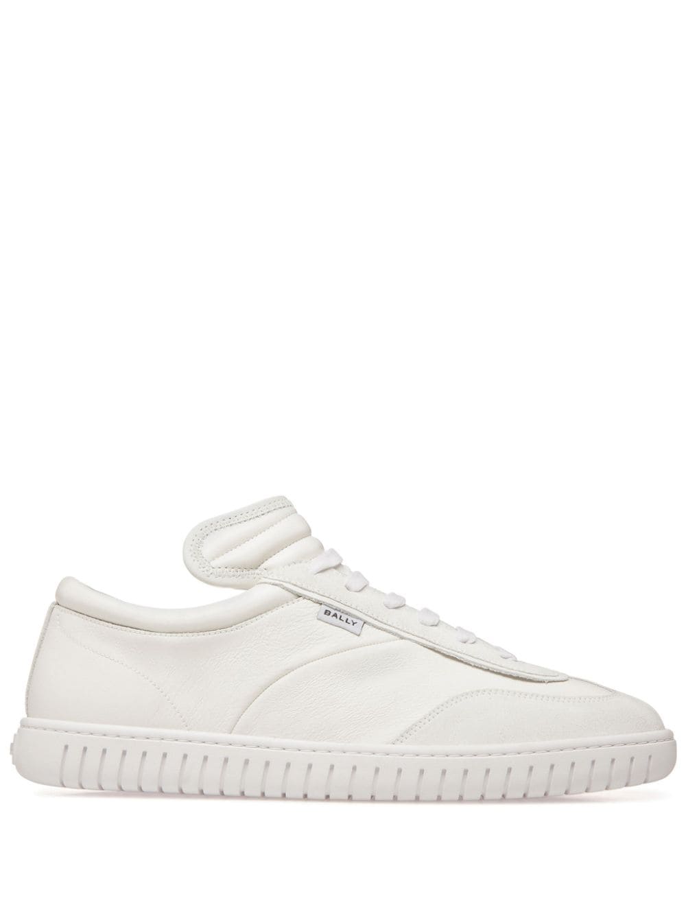 Shop Bally Parrel Lace-up Sneakers In White