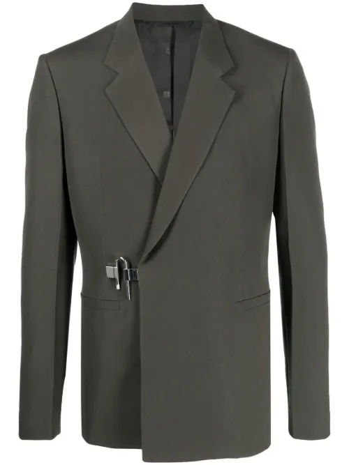 Blazer en laine à détail de boucle U-Lock - Givenchy - Modalova