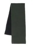 N.Peal two-tone cashmere scarf - Green
