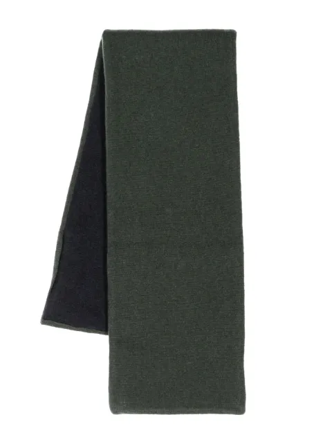 N.Peal two-tone cashmere scarf
