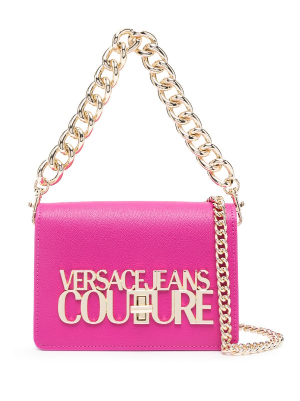VERSACE JEANS COUTURE ショルダーバッグ ピンク
