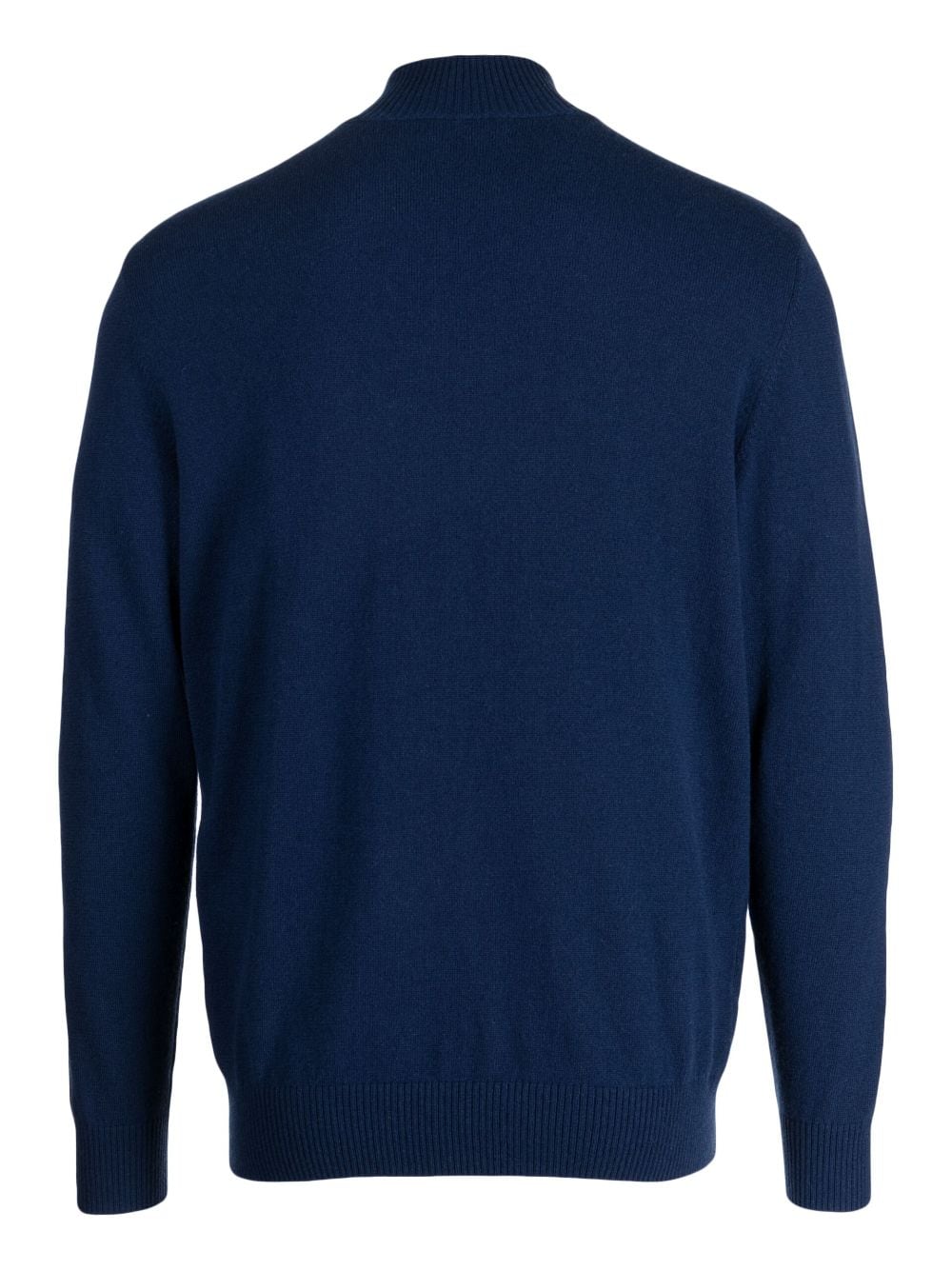 Shop N•peal Roll-neck Cashmere Jumper In Blue