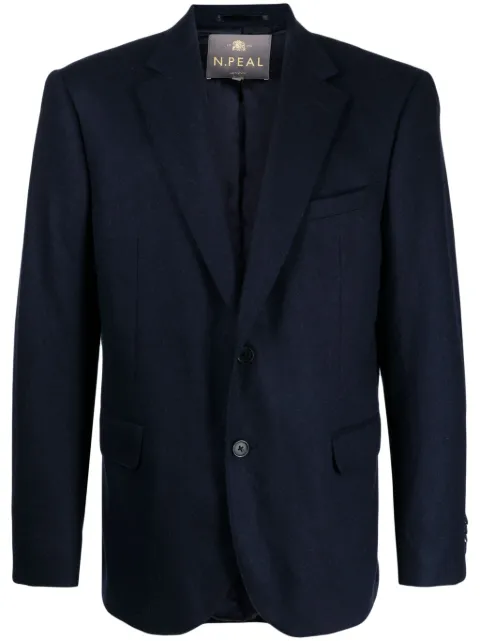 N.Peal darted single-breasted blazer