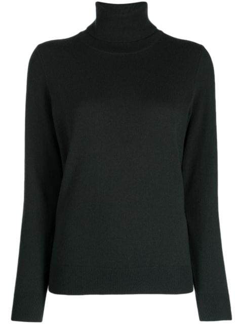 N.Peal ribbed-knit roll neck jumper