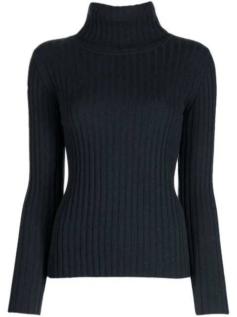 N.Peal ribbed-knit roll-neck jumper