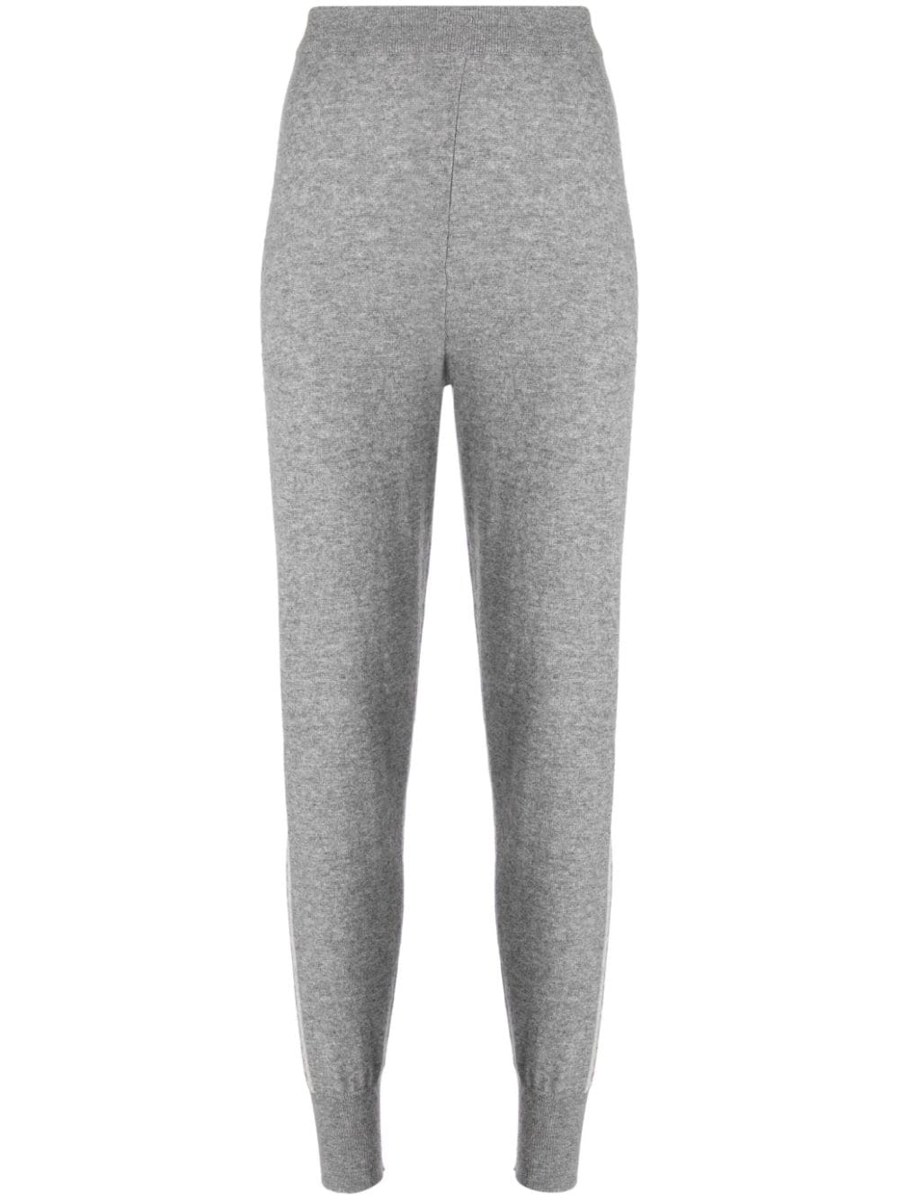 N•peal Lurex Detail Tapered Trousers In Grey