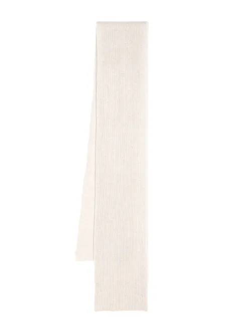 N.Peal ribbed-knit cashmere scarf