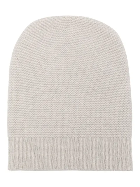 N.Peal contrast-panel knitted beanie