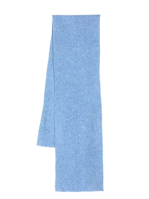 N.Peal ribbed-knit cashmere scarf