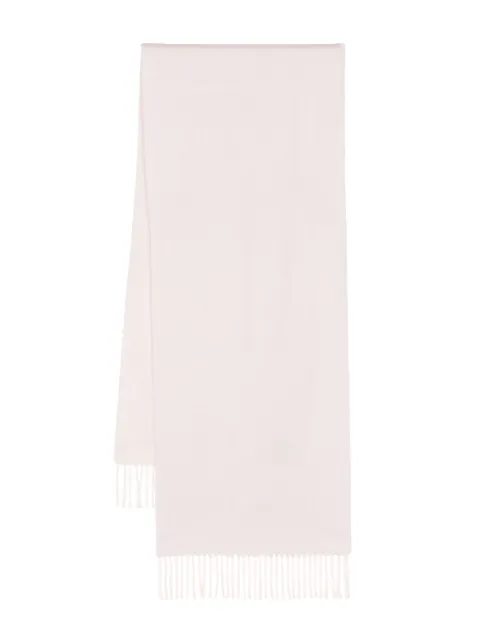 N.Peal fringed cashmere scarf