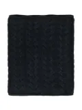 N.Peal cable-knit cashmere snood - Blue