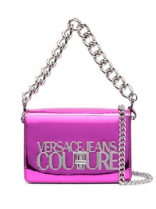 Versace Jeans Couture ロゴプレート ショルダーバッグ - Farfetch