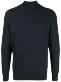 N.Peal roll-neck organic-cashmere jumper - Blue