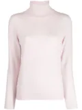 N.Peal ribbed-knit roll neck sweater - Pink