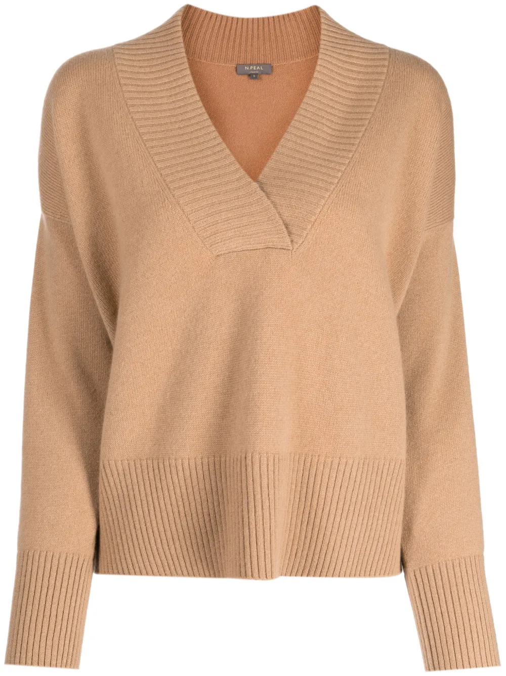 V-neck cashmere jumper