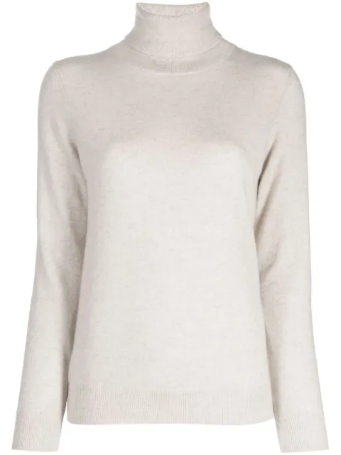 N.Peal ribbed-knit roll-neck jumper