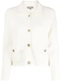 N.Peal Milano cashmere cropped jacket - White