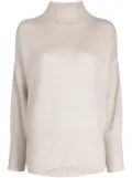 N.Peal lurex-detailing cashmere jumper - Pink