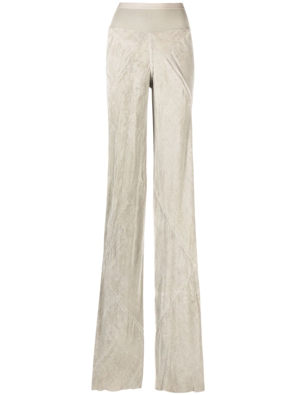 RICK OWENS BIAS-CUT EXTRA-LONG TROUSERS