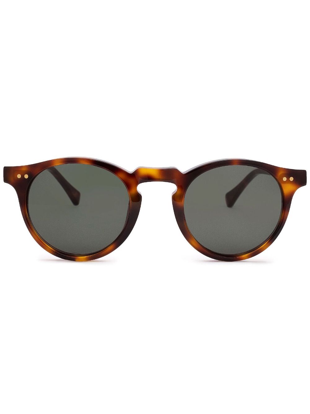 Nialaya Jewelry Malibu Round-frame Sunglasses In Brown