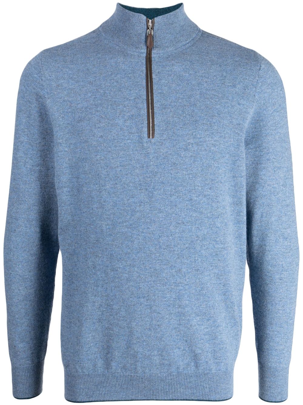 N•peal The Carnaby Cashmere Jumper In Blue